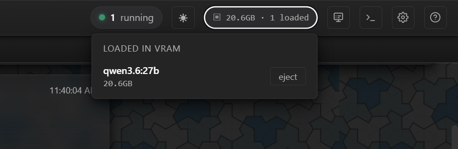 Sterling memory indicator and VRAM